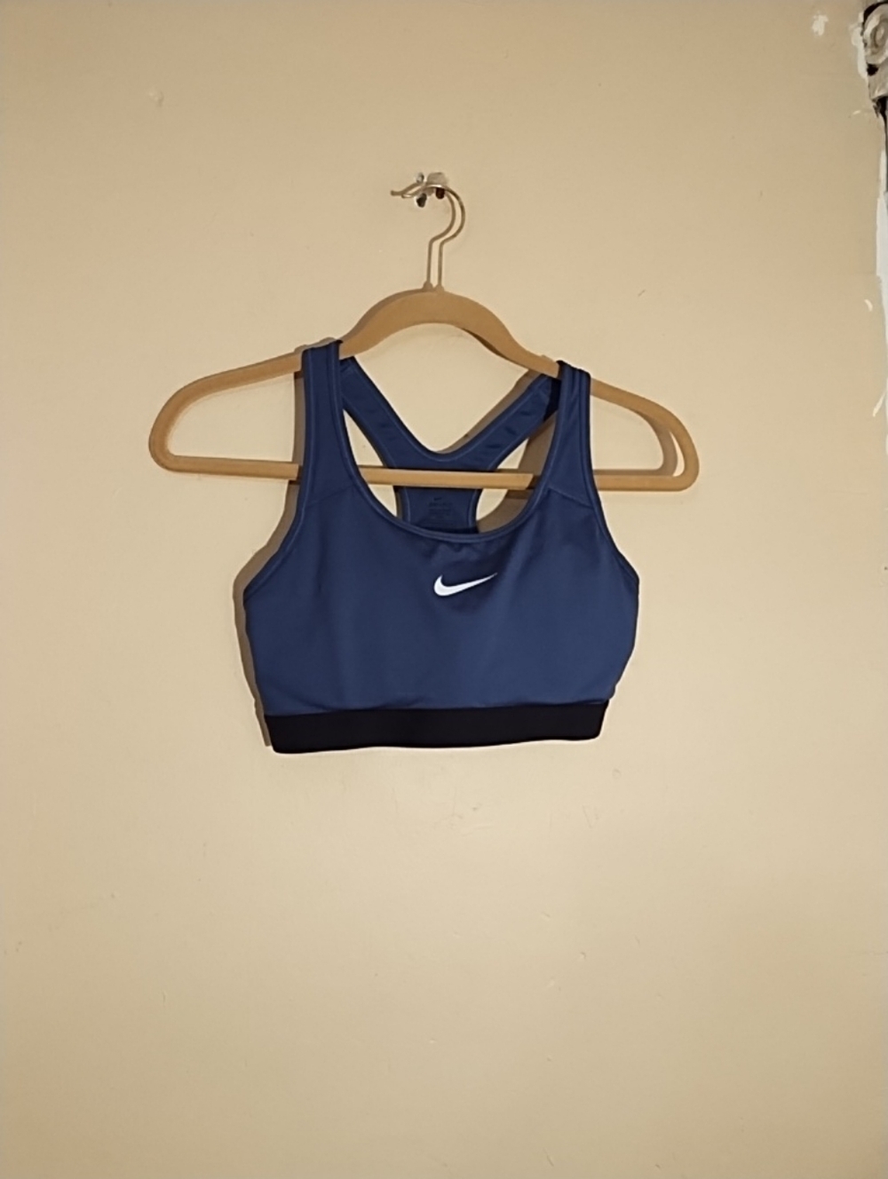 Nike Dri-FIT Blue Racerback Sports Bra Medium